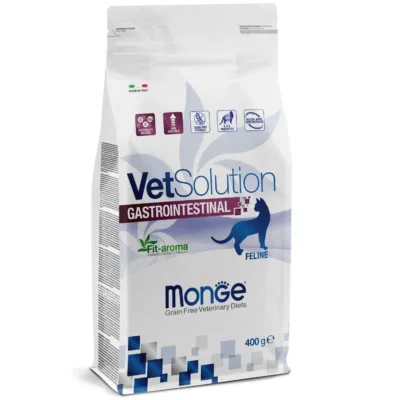 Monge VetSolution Gastrointestinal baytarlıq pəhrizi, Pişik üçün həzm pozulmasında quru yem, 400 q