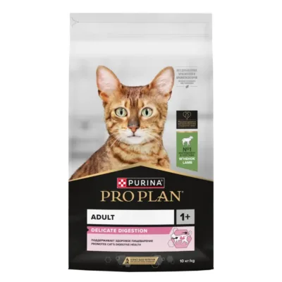 Purina Pro Plan Delicate Həssas həzmli pişik üçün quru yem, quzu əti ilə