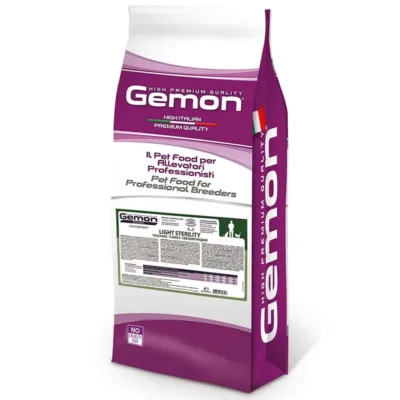 Gemon Breeder Sterilised Qısırlaşdırılmış pişiklər üçün quru yem, hind quşu ilə, 20 kq
