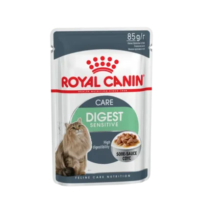 Royal Canin Digest Sensitive Care Həssas həzmli pişik üçün nəm yem, sousda dilimlər, 85 q