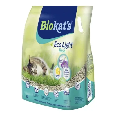 Biokat's Eco Light Fresh Spring Tofu Topalanan pişik qumu, bahar ətirli, 5 L