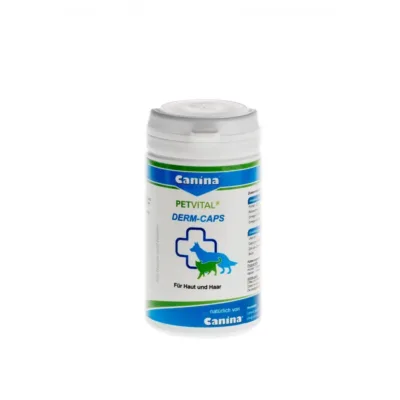 Canina Petvital Pişik və it üçün dəri və tük problemlərində kapsul, 40 q/ 100 kapsul