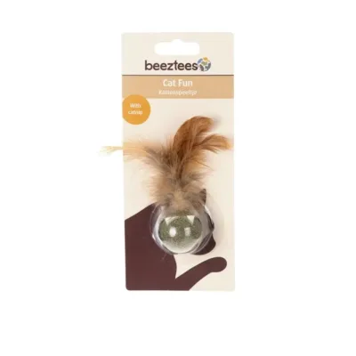 Beeztees lələkli top, nanə dadı ilə, 12 sm
