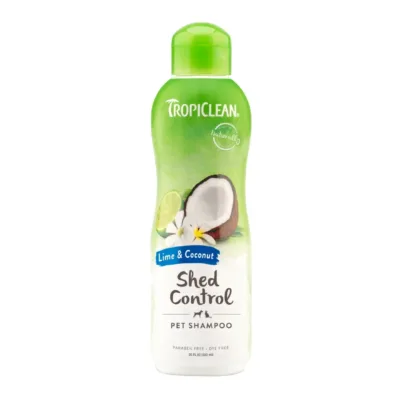 TropiClean İt və pişik üçün tük tökülməsinə qarşı şampun, laym və hindqozu, 355 ml