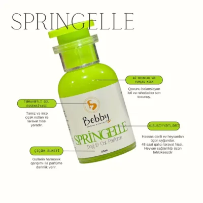 Bobby Springelle parfüm itlər və pişiklər üçün, 30 ml