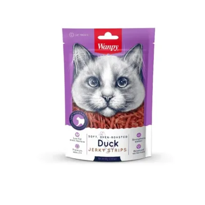 Wanpy Pişik üçün dadlı çərəz, ördək əti çubuqları, 80 q