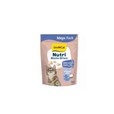 GimCat Nutri Biotin Bites pişiklər üçün biotinli vitaminli çərəz, maskarpone pendiri ilə, 1 ədəd