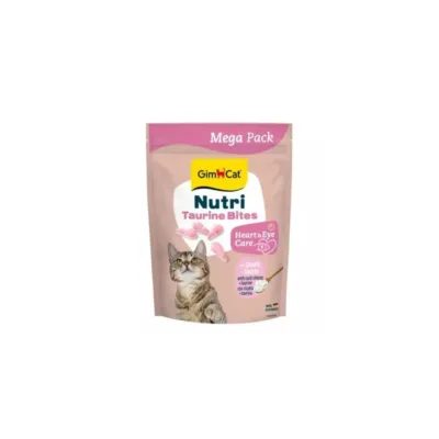 GimCat Nutri Taurine Bites pişiklər üçün vitaminli çərəz, taurin və kəsmikli pendir ilə, 1 əd.