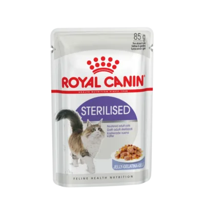 Royal Canin Sterilised Qısırlaşdırılmış pişik üçün nəm yem (jele) 85 q