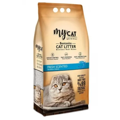 My Cat Topalanan pişik qumu, təravət ətirli, 10 L
