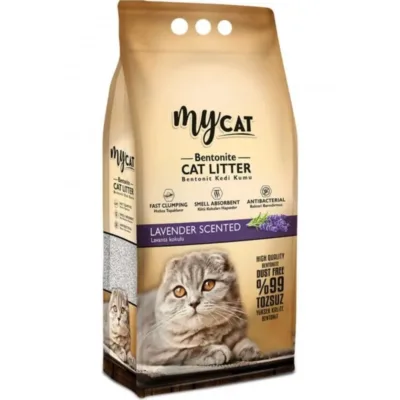 My Cat Topalanan pişik qumu, lavanda ətirli, 5 L