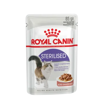 Royal Canin Sterilised Qısırlaşdırılmış pişik üçün nəm yem (sous) 85 q