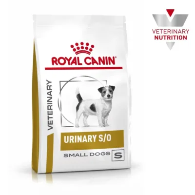 Royal Canin Urinary S/O Small Dog Sidik-ifrazat sistemi xəstəliklərində kiçik cins yetkin it üçün baytarlıq pəhrizi, quru yem (8 kq)