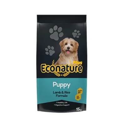 Econature Plus bütün cins bala itlər üçün yem,quzu əti ilə, 15 kq