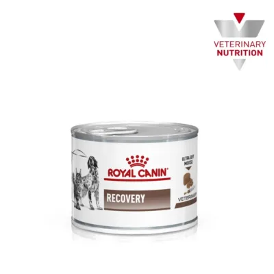 Royal Canin Recovery İt və pişik üçün bərpa dövründə baytarlıq pəhrizi, koservləşdirilmiş yem, 195 q