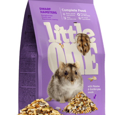 Little One Dwarf Hamsters çəmən və bağ otları ilə yem 400 qr