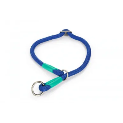 Beeztees Nikra İt üçün neylon boğucu xalta, göy, 55 sm/10 mm