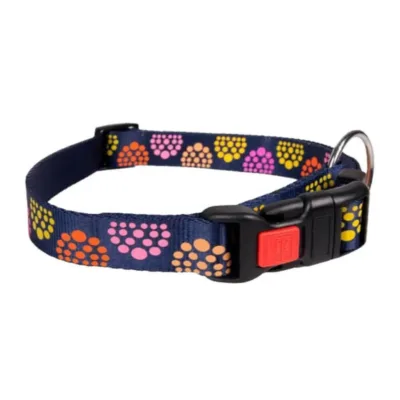 Beeztees Karlie Geo itlər üçün neylon xalta, mavi, 30-45x1,5 cm