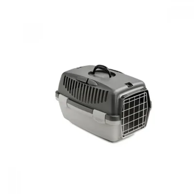 imgi 139 stefanplast gulliver 1 transport box with metal door grey 48x32x31 cm 1000x1000 1