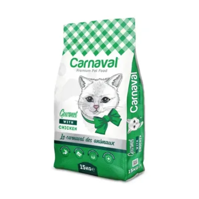 Carnaval Gourmet toyuq ilə yetkin pişik üçün quru yem